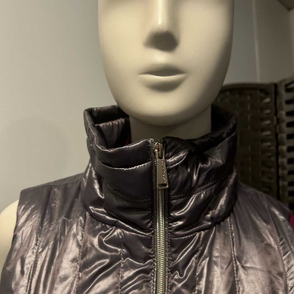 Calvin Klein Performance Down Silver/Grey Puffer … - image 5